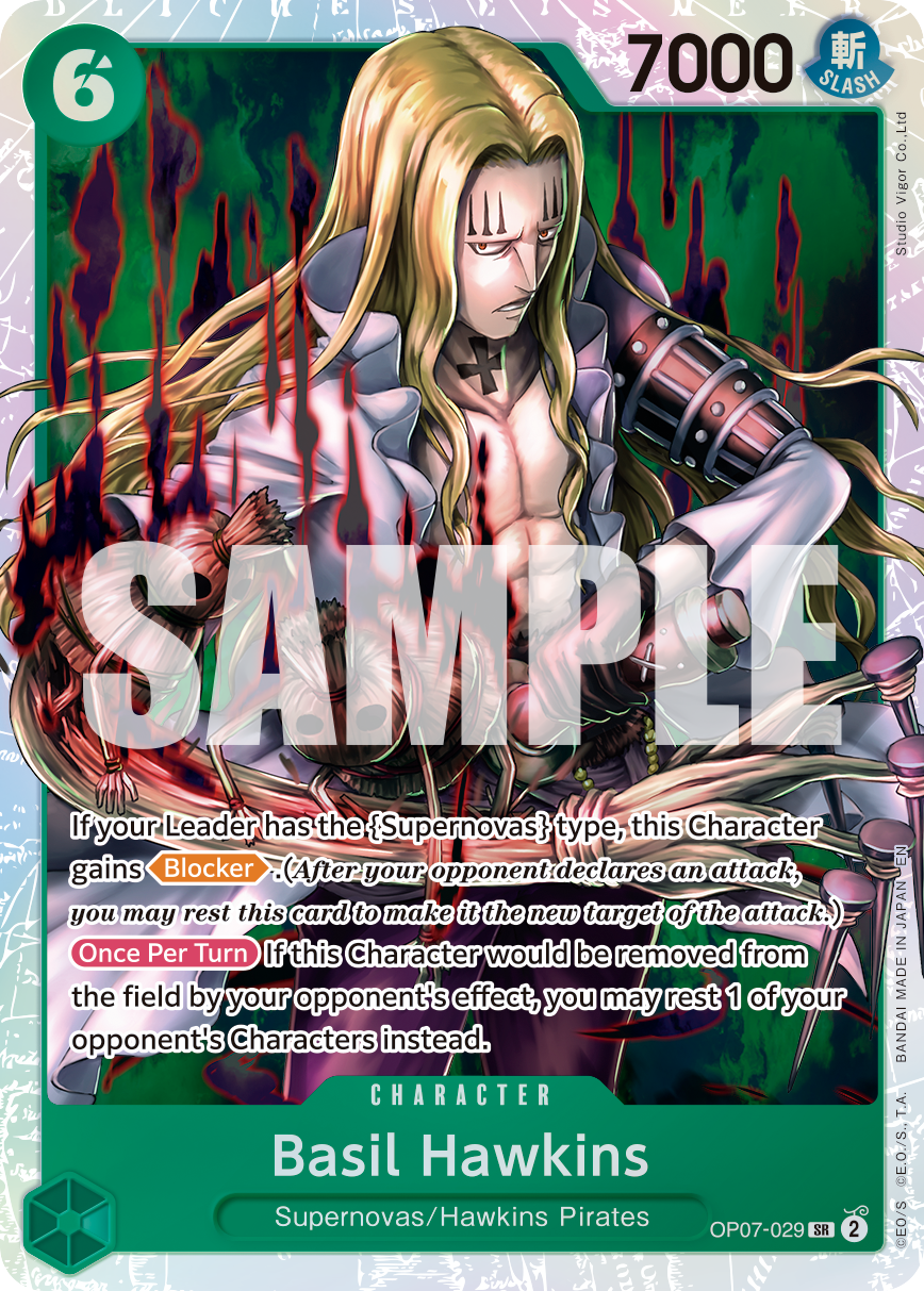 Basil Hawkins One Piece card