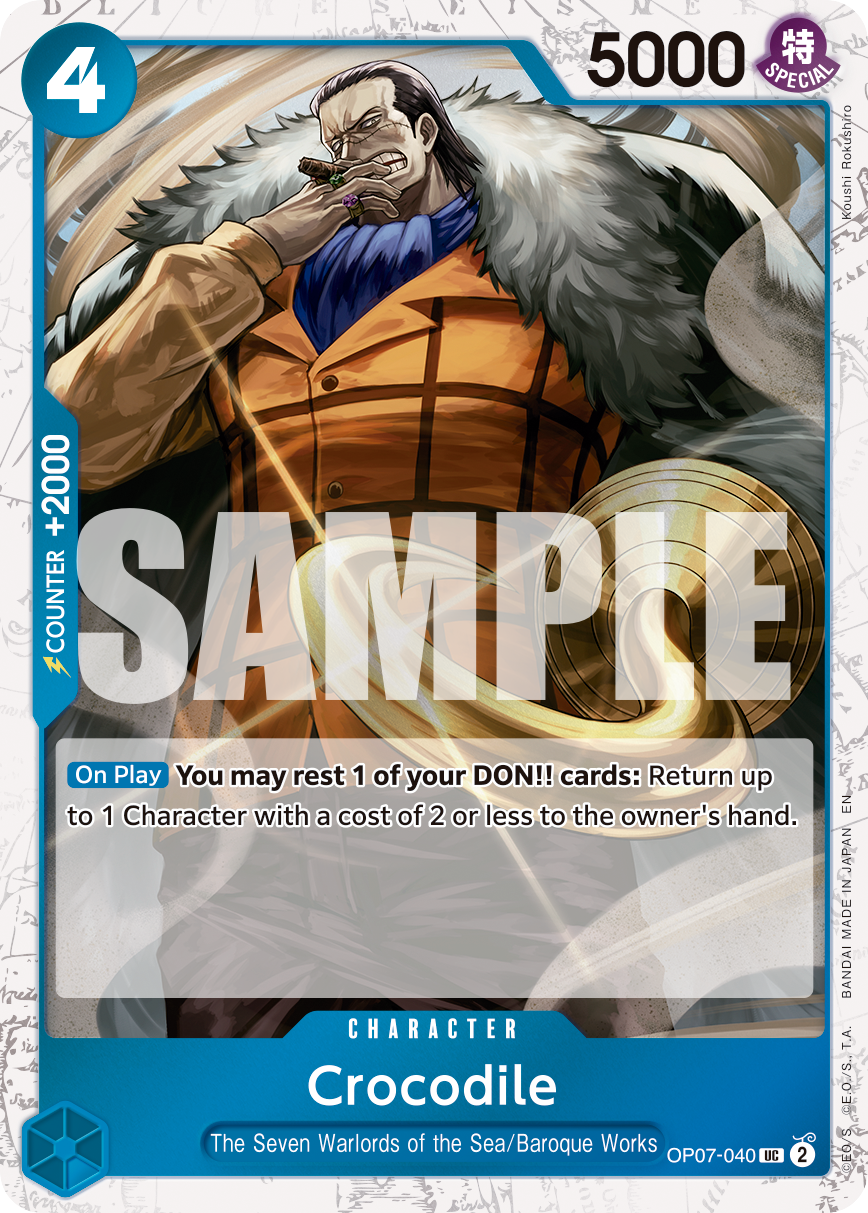 Crocodile One Piece card