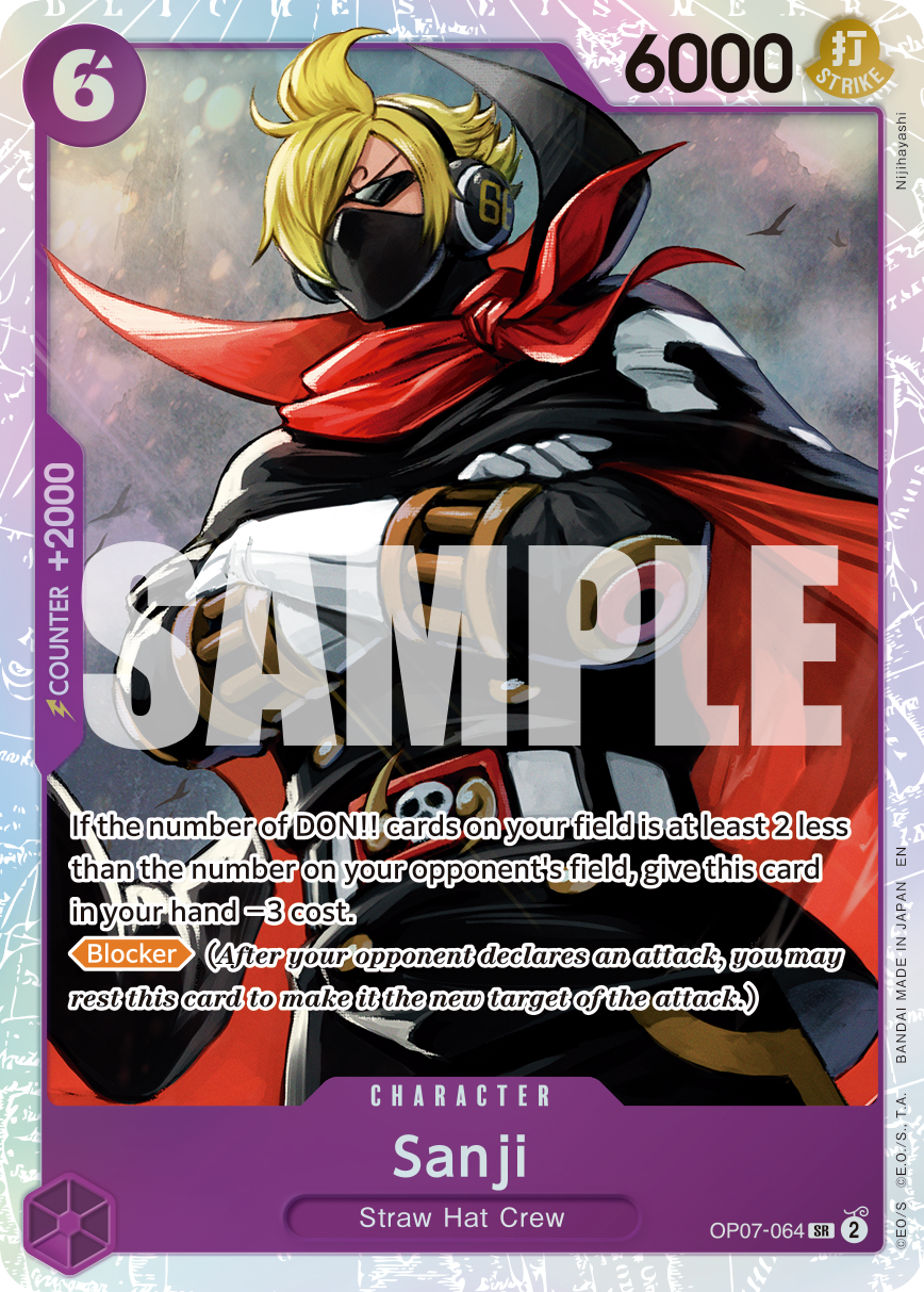 Sanji One Piece card