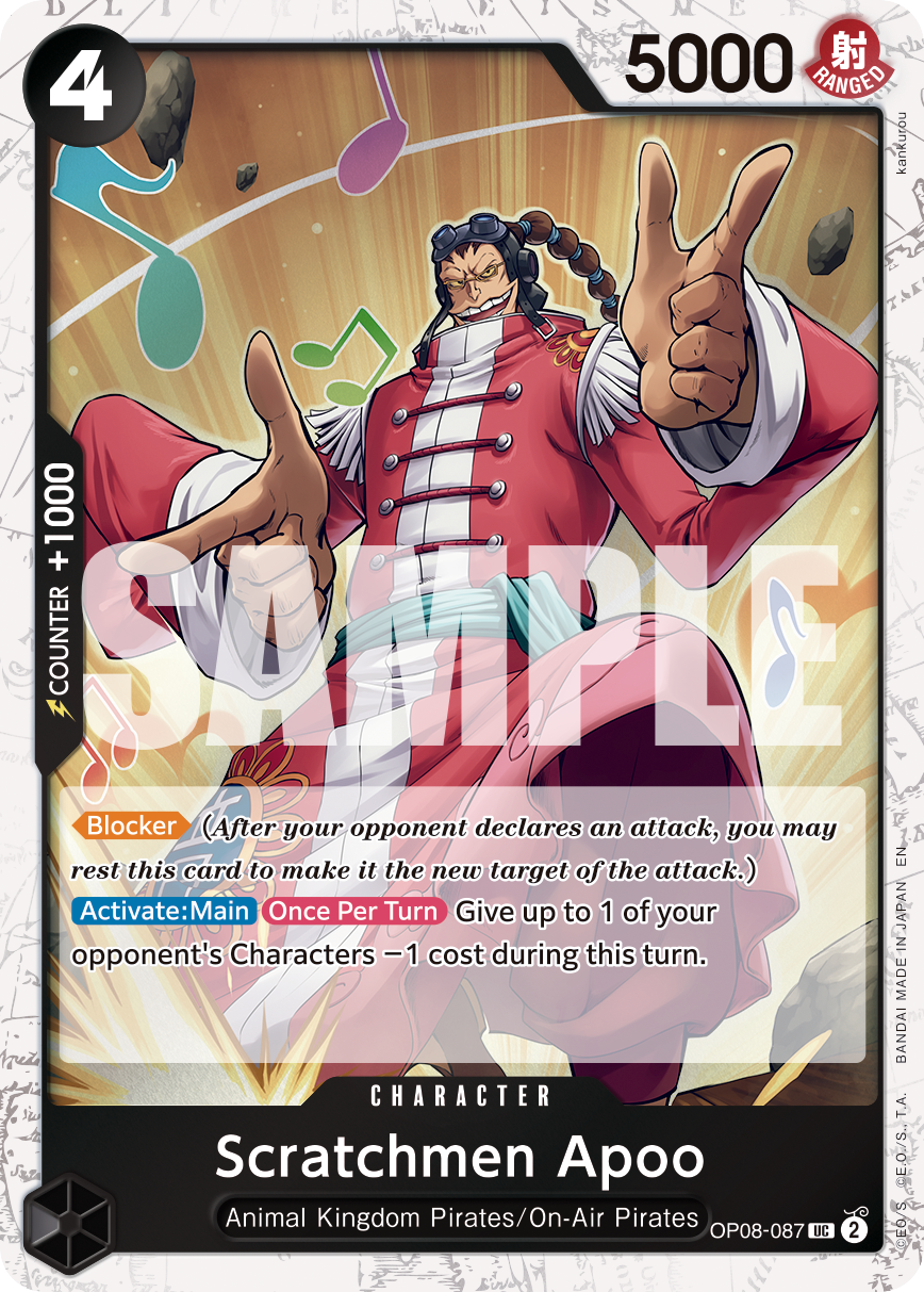 Scratchmen Apoo One Piece card