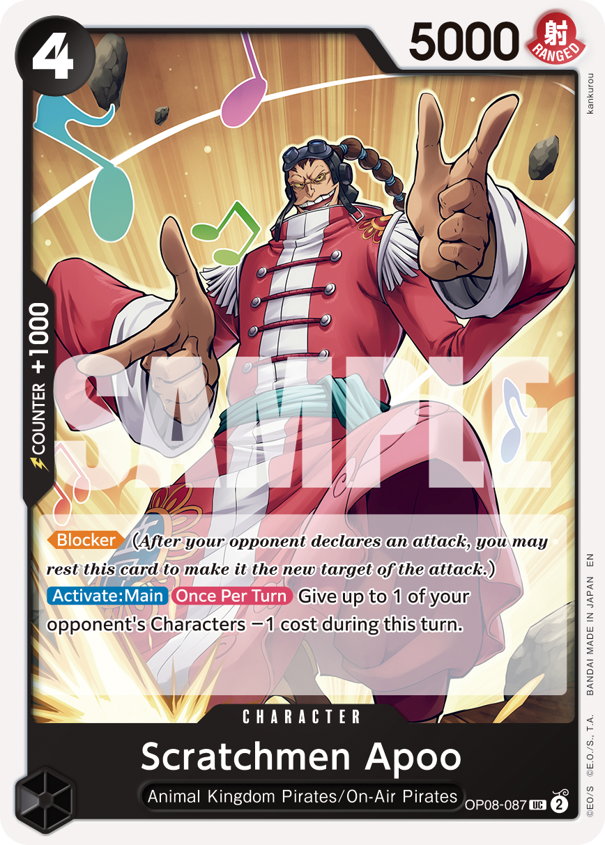 Scratchmen Apoo One Piece card