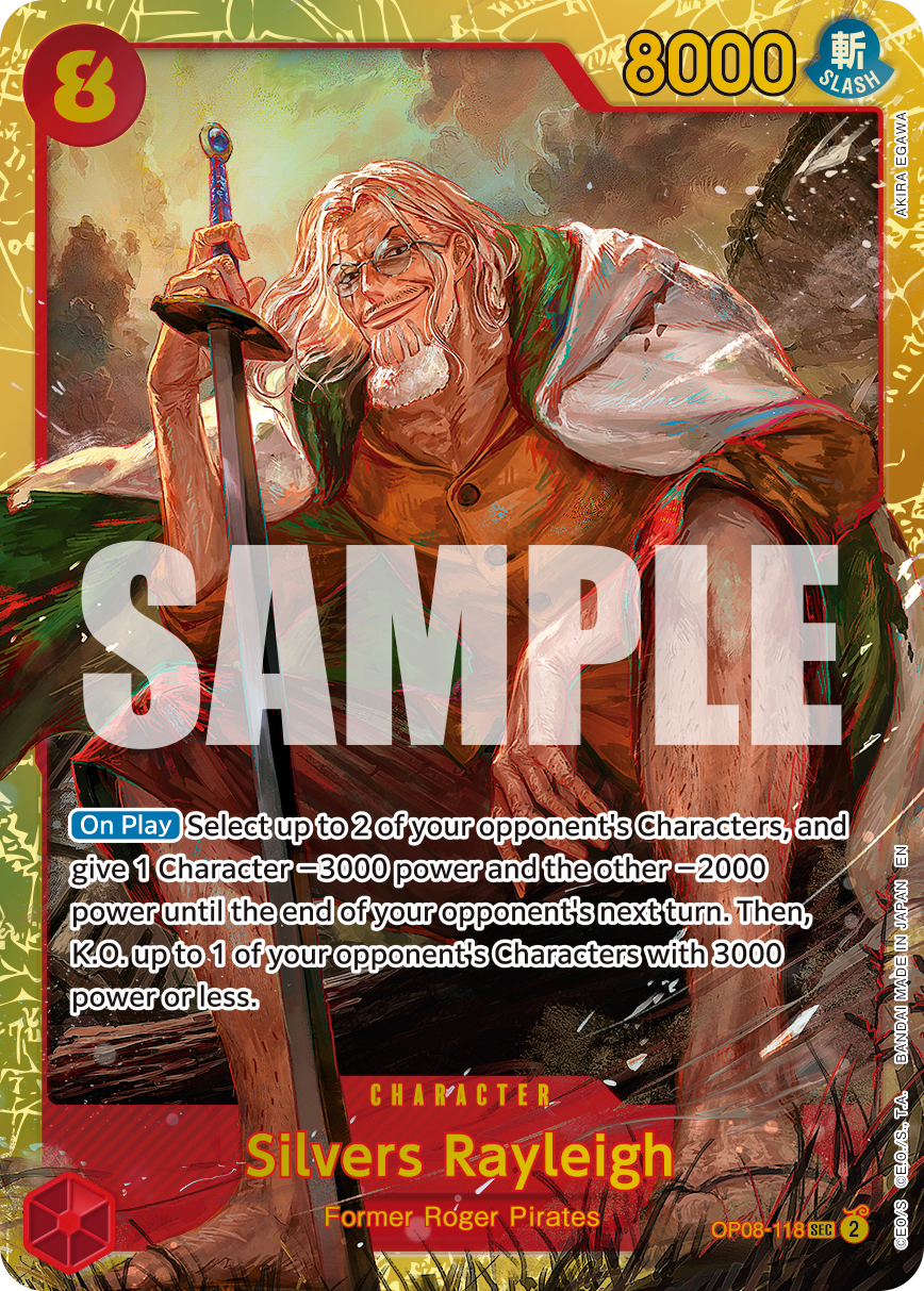 Silvers Rayleigh One Piece card