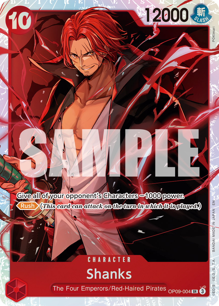 Shanks One Piece card