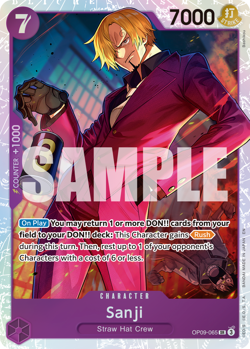Sanji One Piece card