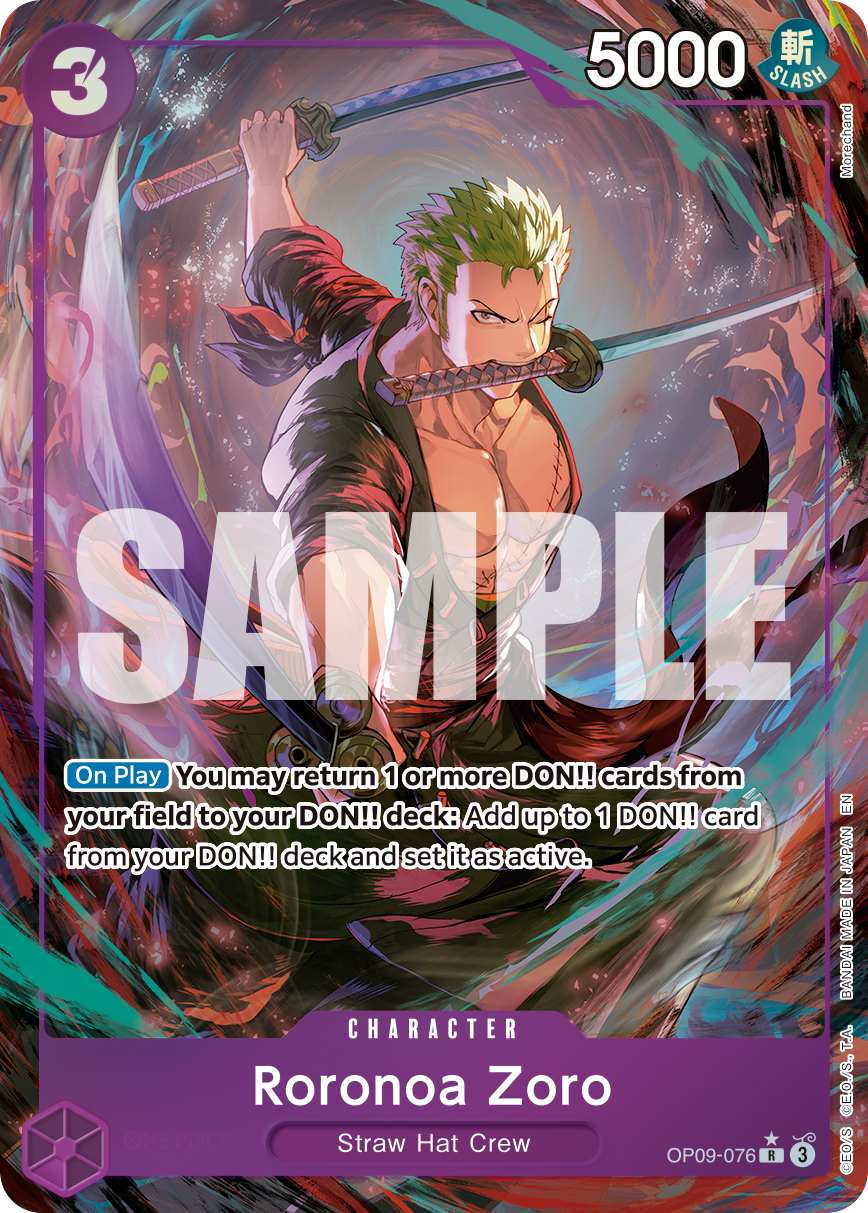 Roronoa Zoro One Piece card