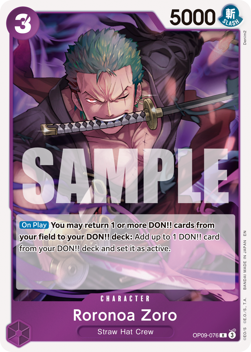 Roronoa Zoro One Piece card