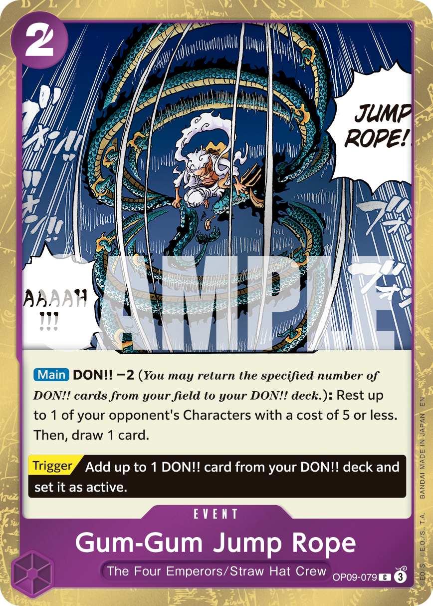 Gum-Gum Jump Rope One Piece card