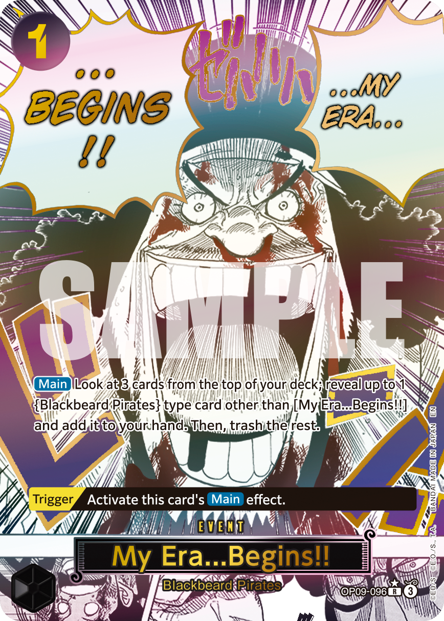 My Era...Begins!! One Piece card