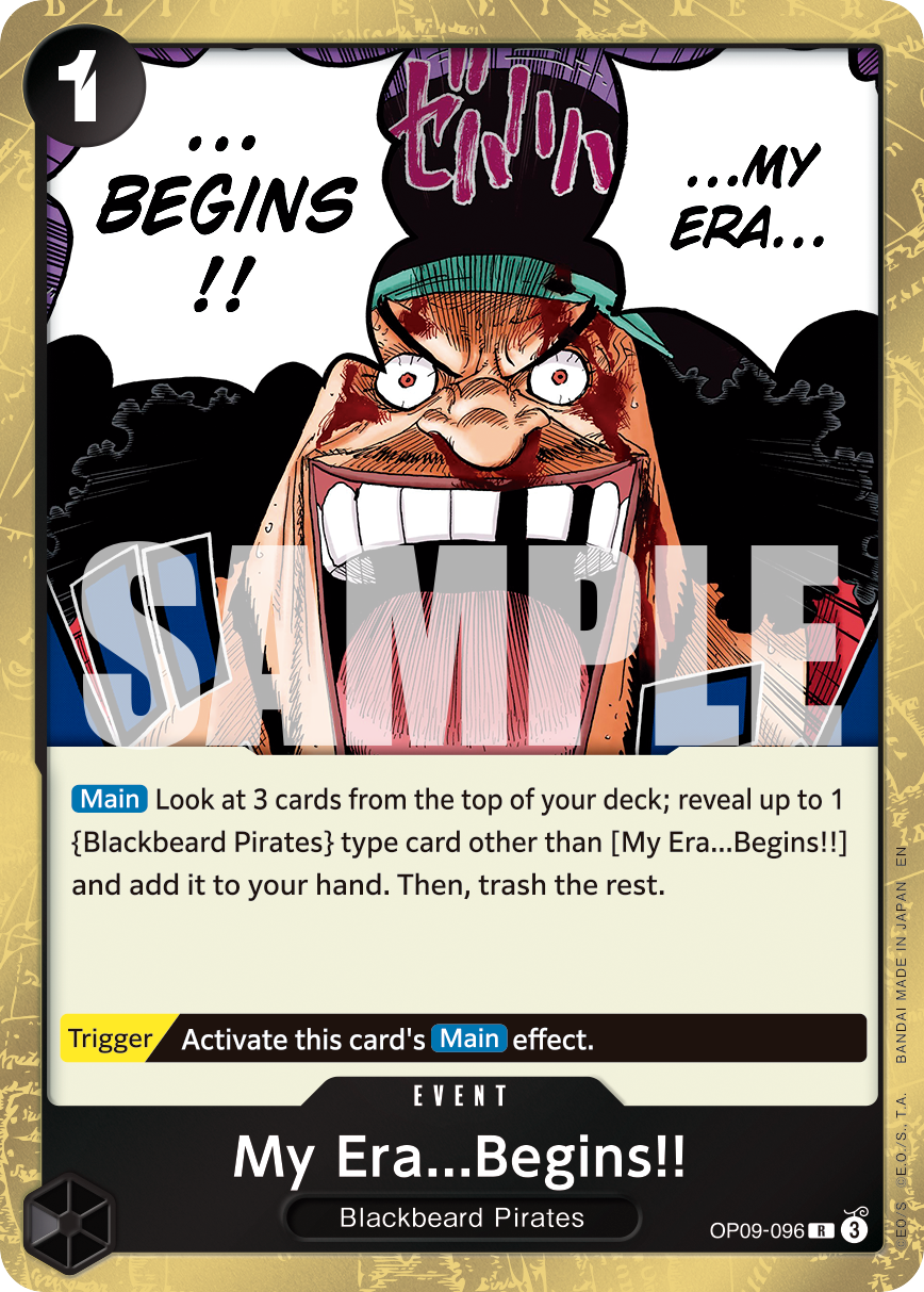 My Era...Begins!! One Piece card