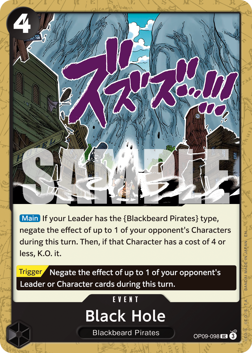 Black Hole One Piece card