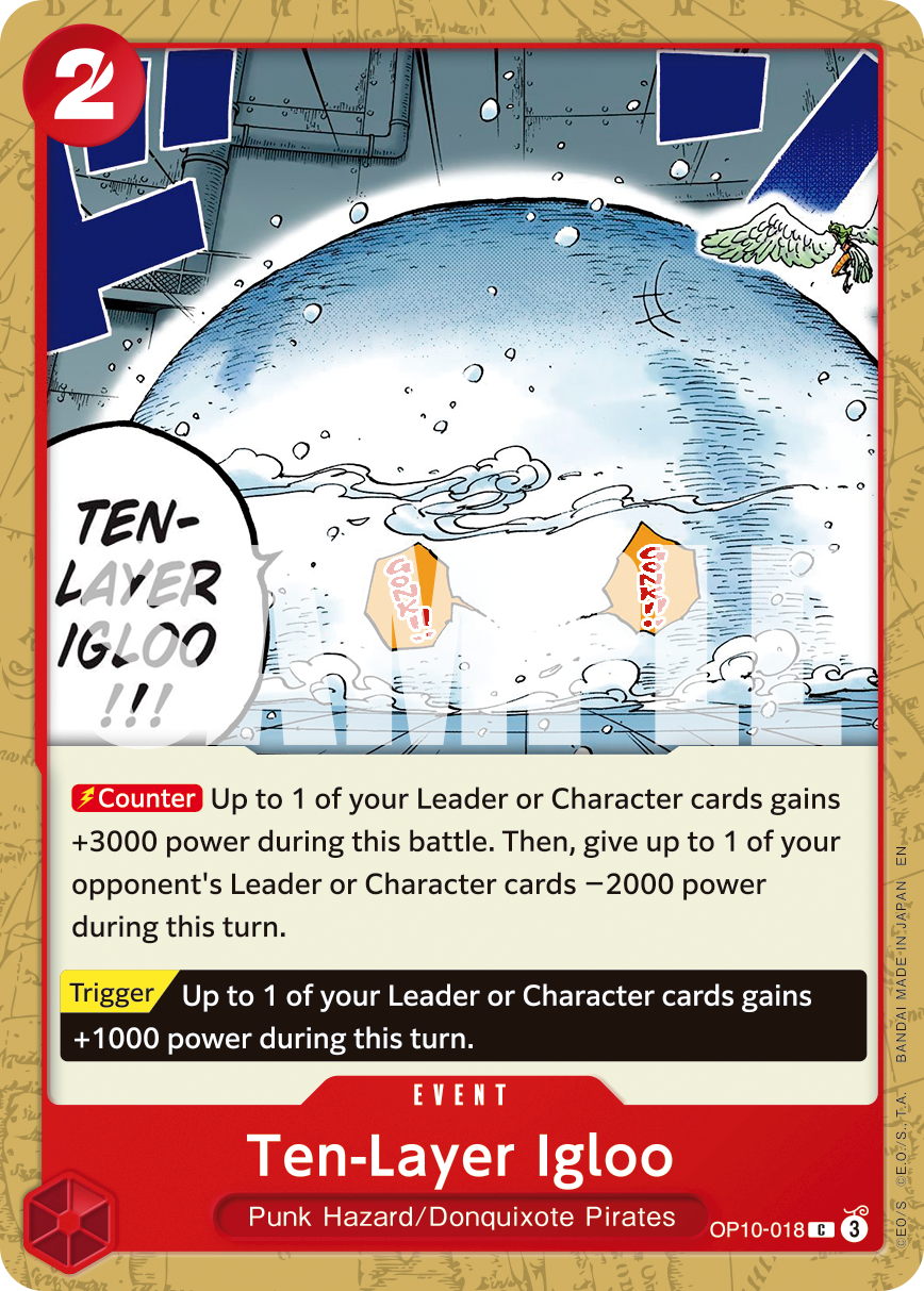 Ten-Layer Igloo One Piece card