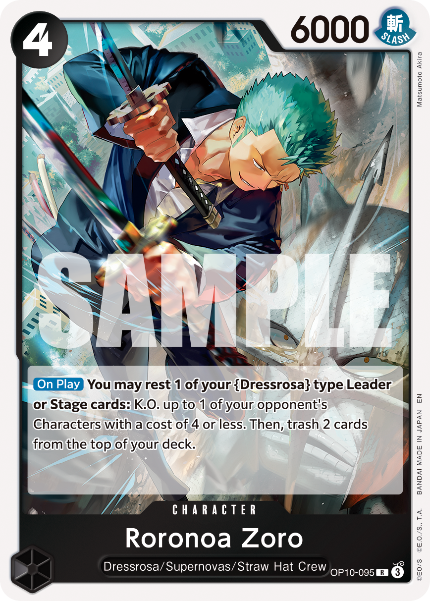 Roronoa Zoro One Piece card