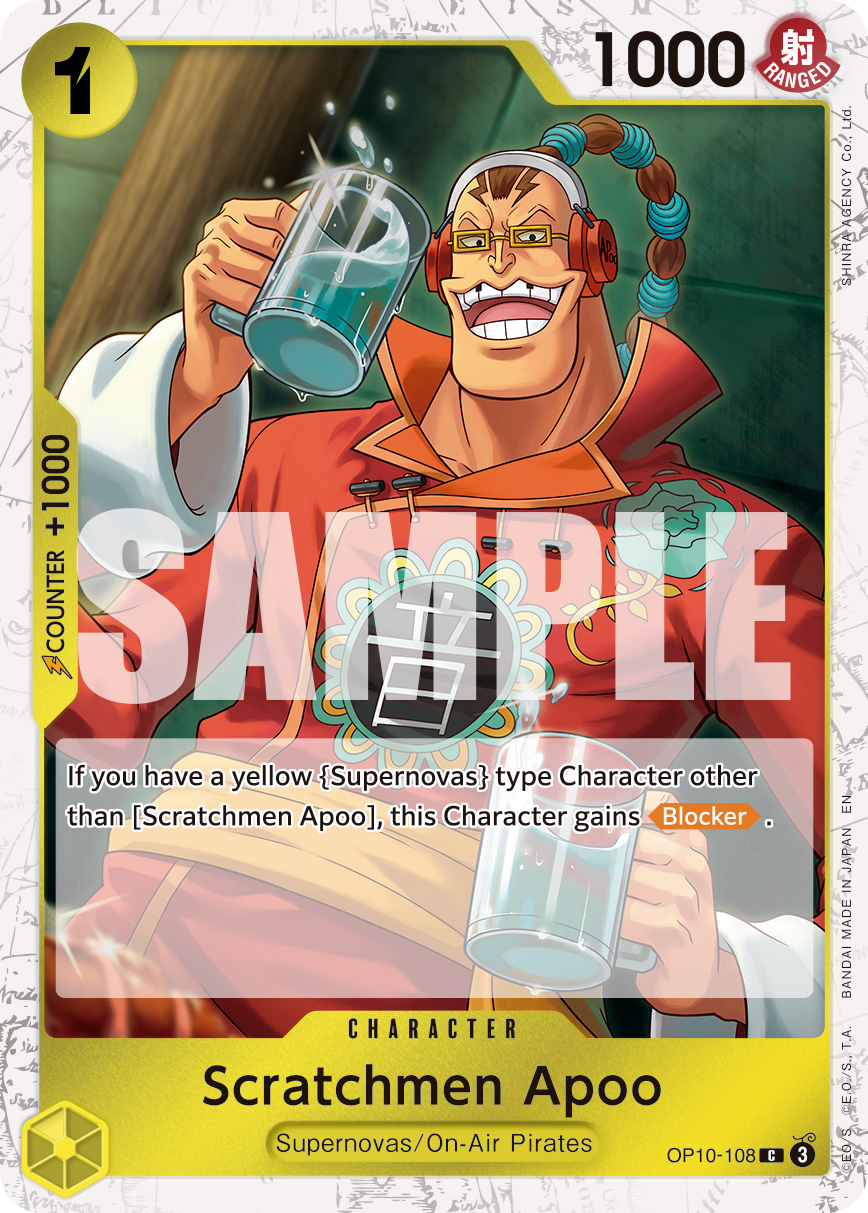 Scratchmen Apoo One Piece card