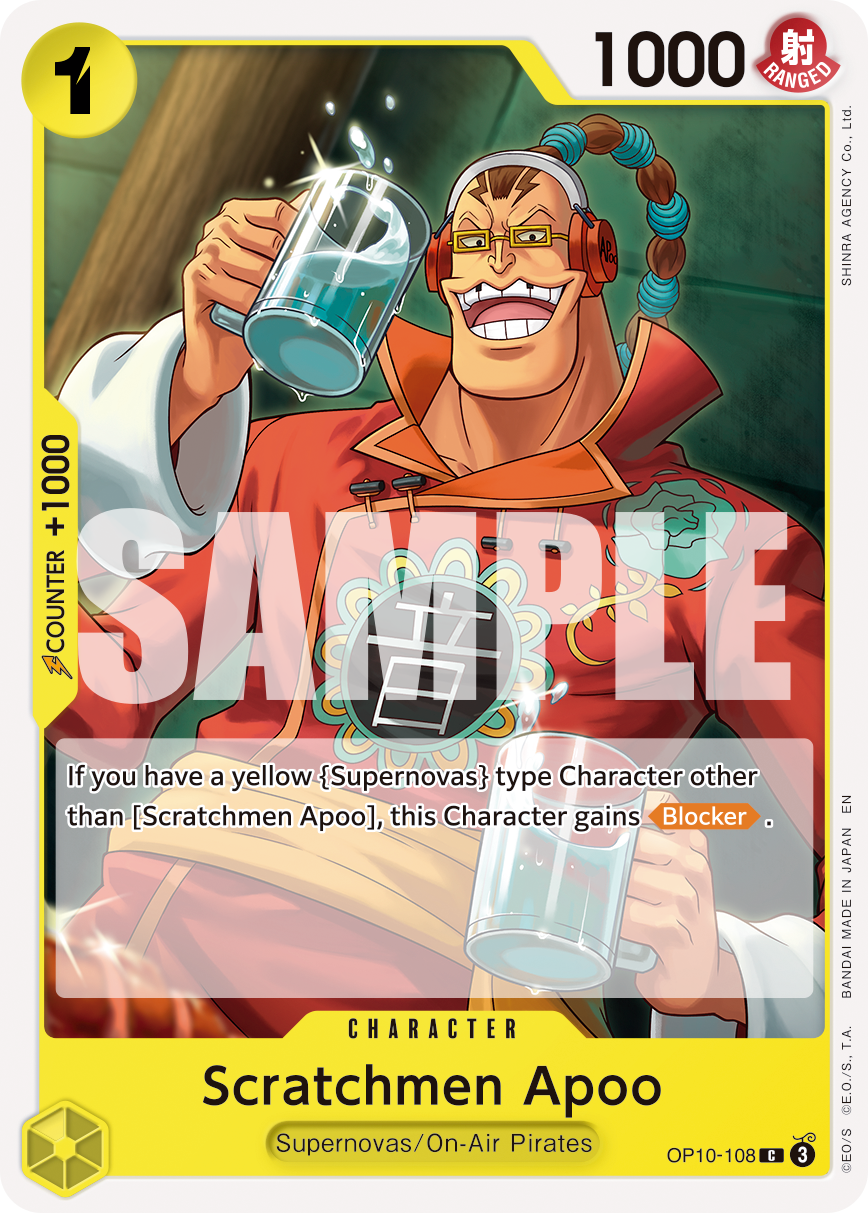 Scratchmen Apoo One Piece card