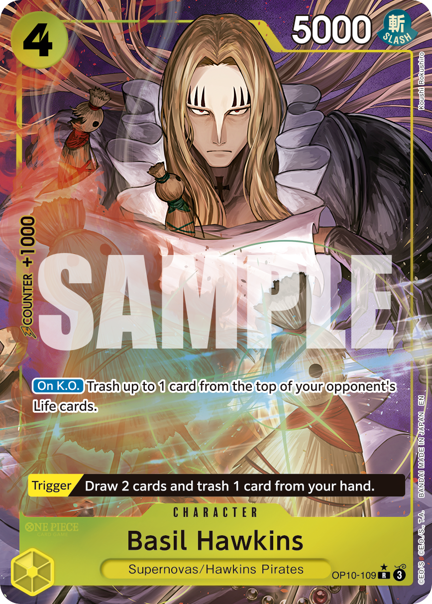 Basil Hawkins One Piece card