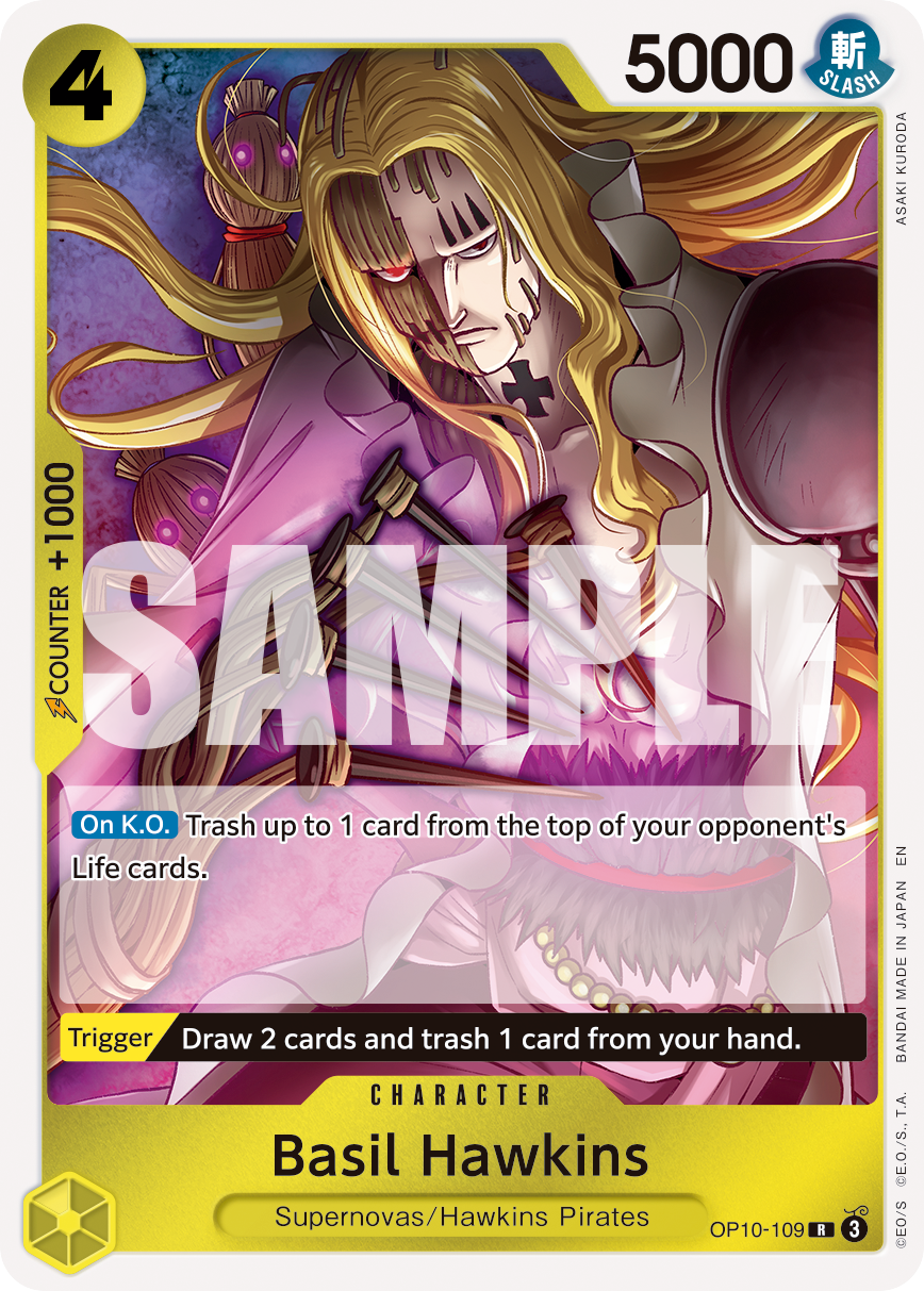 Basil Hawkins One Piece card