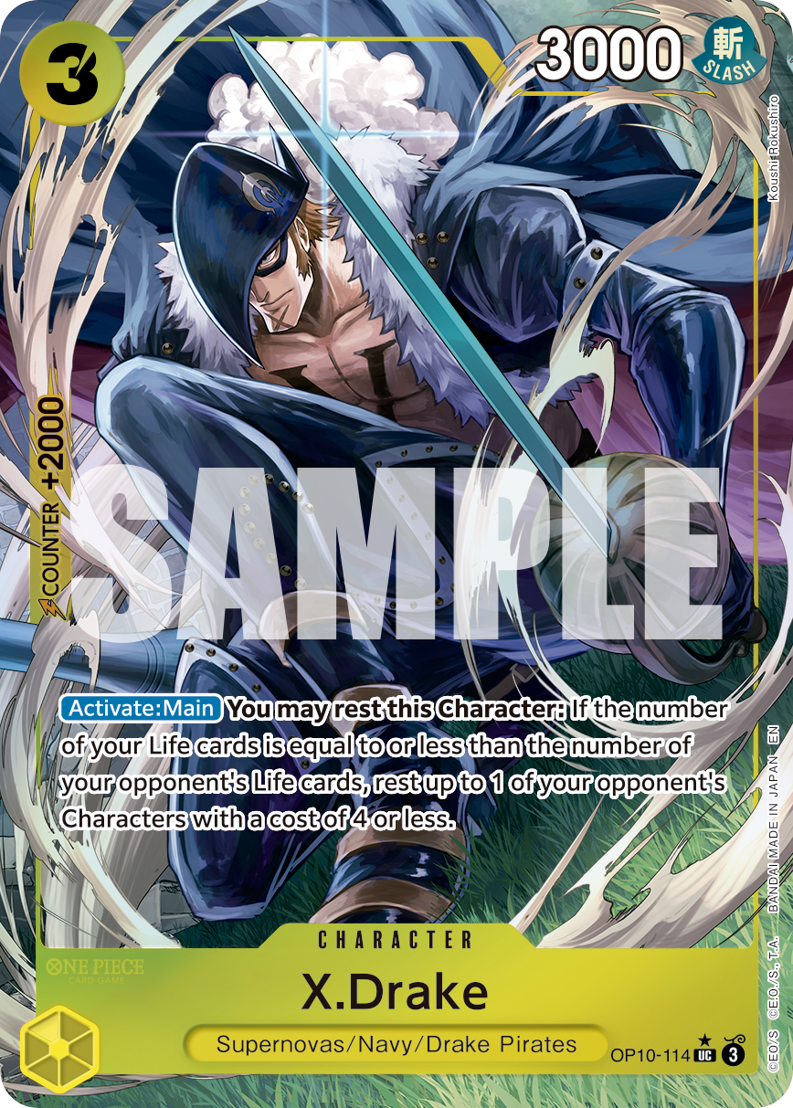 X.Drake One Piece card