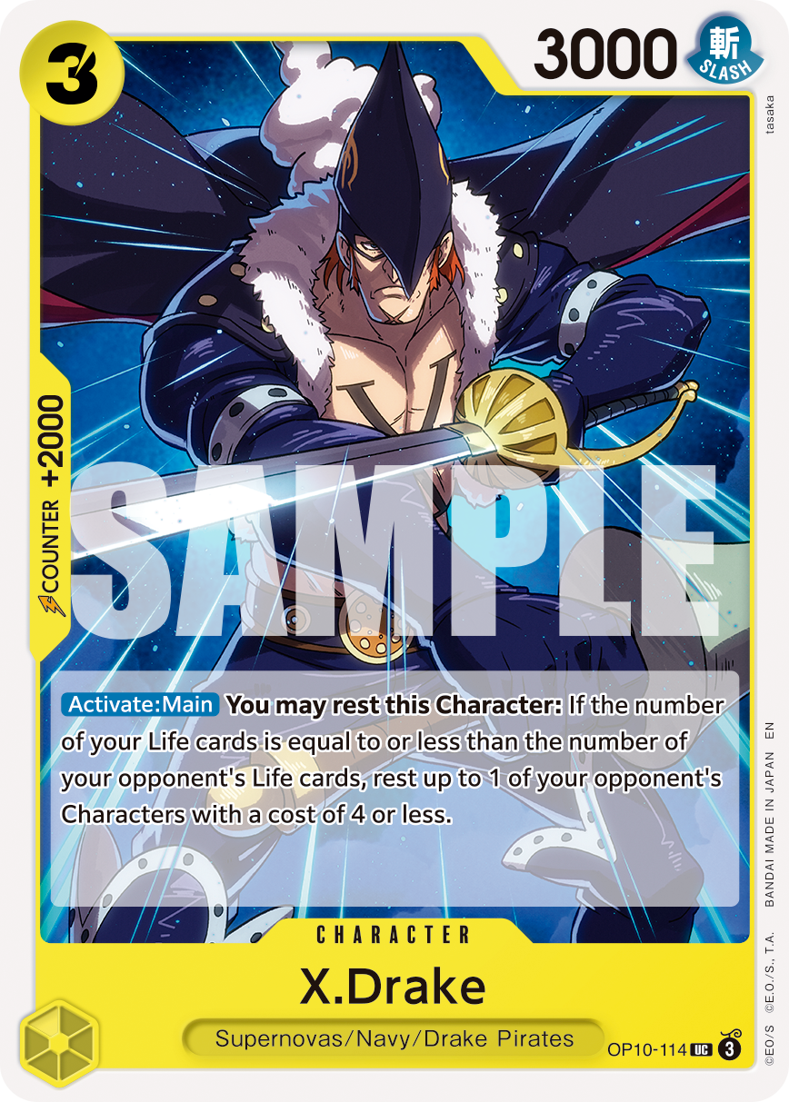 X.Drake One Piece card