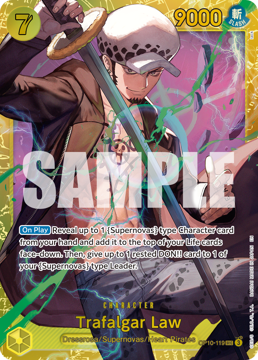 Trafalgar Law One Piece card