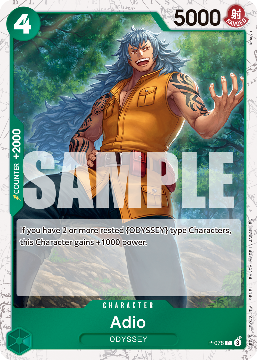 Adio One Piece card
