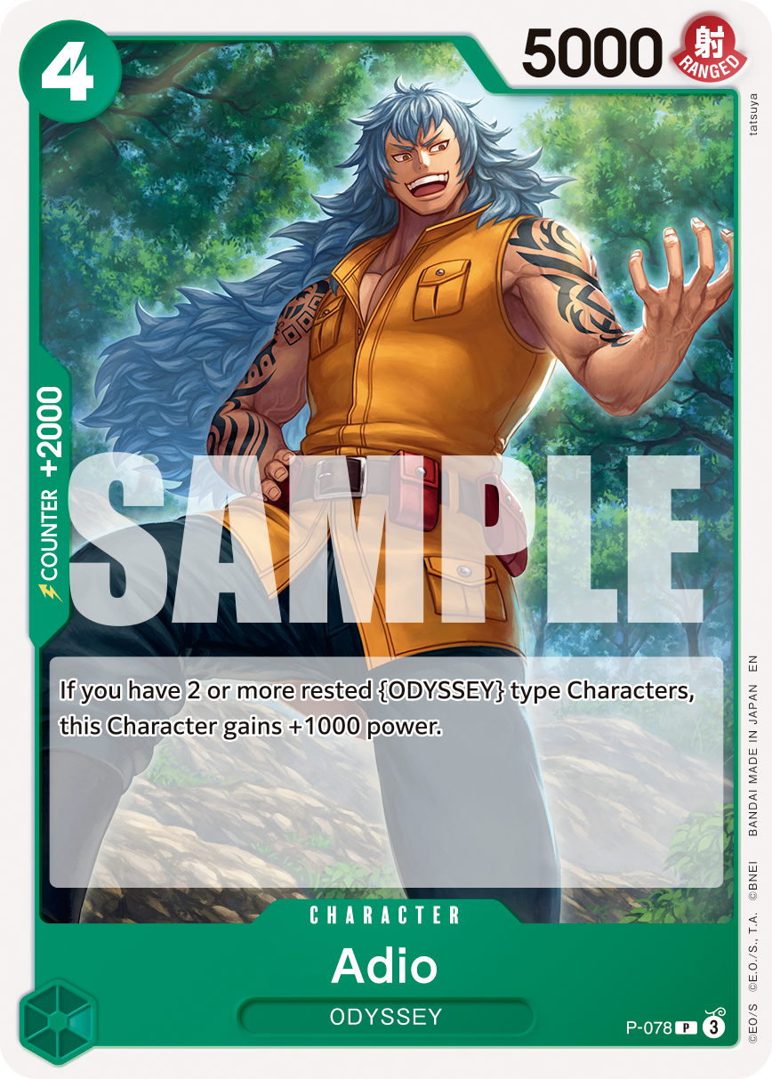 Adio One Piece card