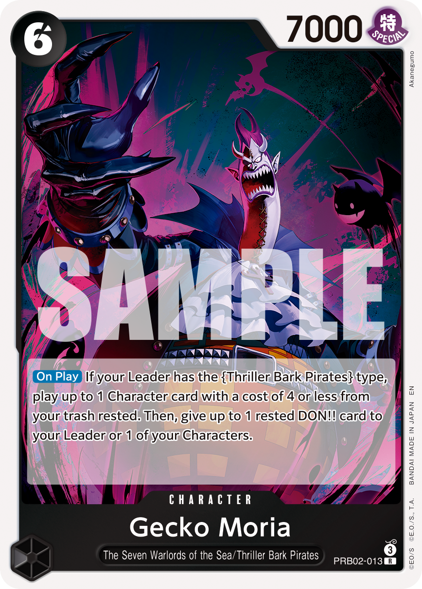 Gecko Moria One Piece card
