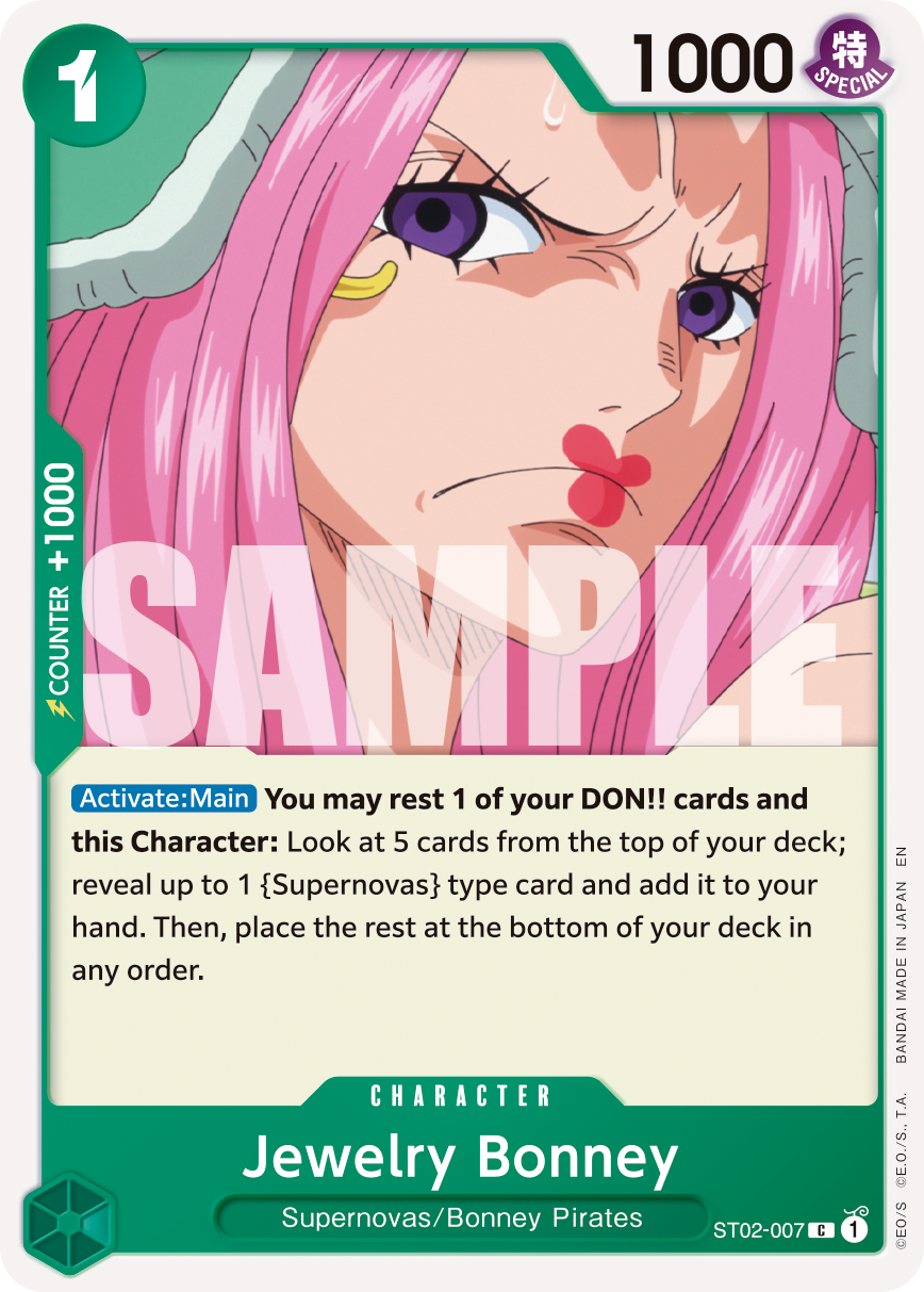 Jewelry Bonney One Piece card