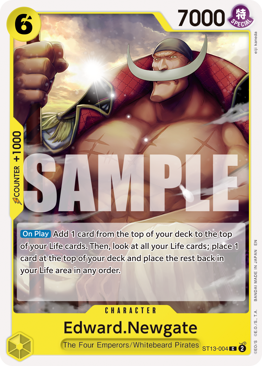 Edward.Newgate One Piece card