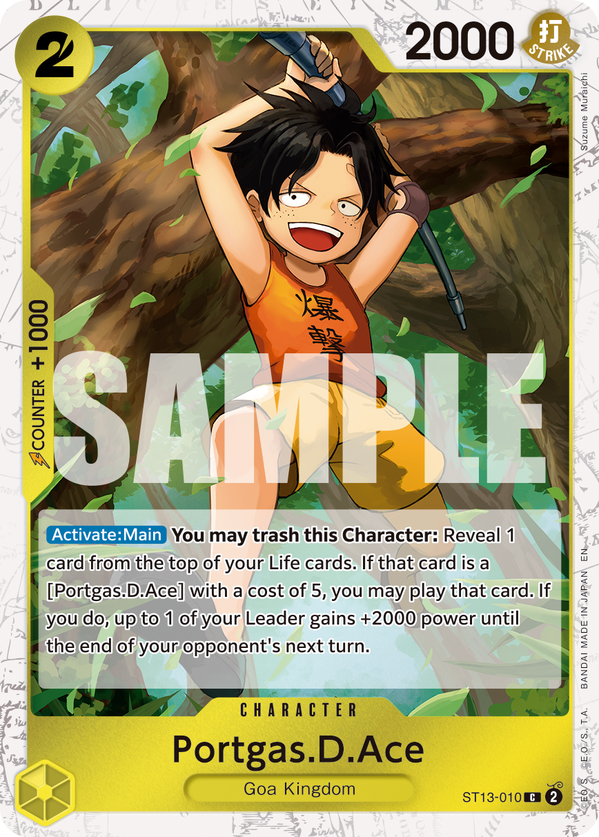 Portgas.D.Ace One Piece card