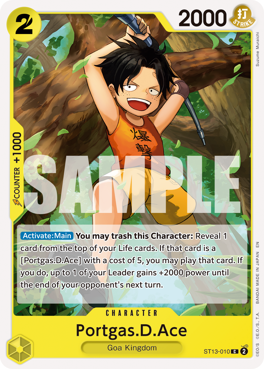 Portgas.D.Ace One Piece card
