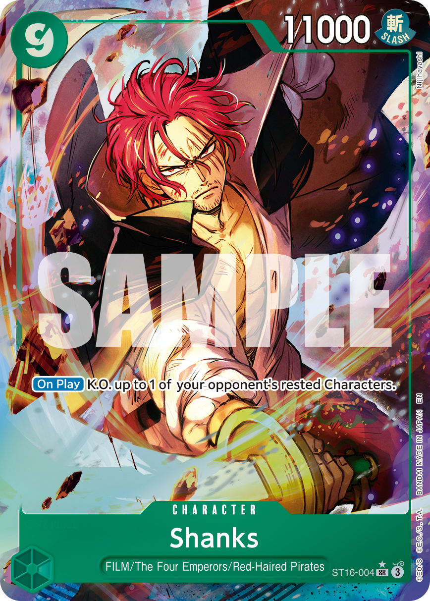 Shanks One Piece card