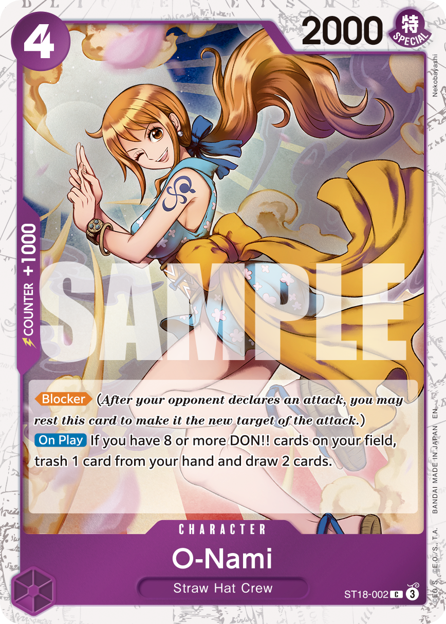 O-Nami One Piece card