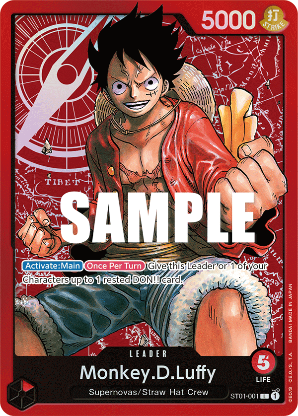 Monkey.D.Luffy One Piece card