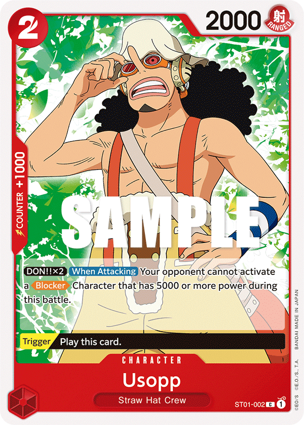 Usopp One Piece card