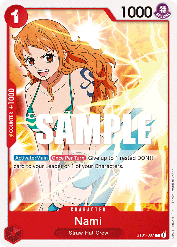 Nami One Piece card