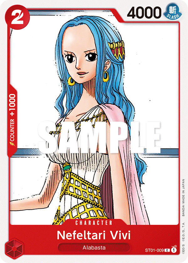 Nefeltari Vivi One Piece card