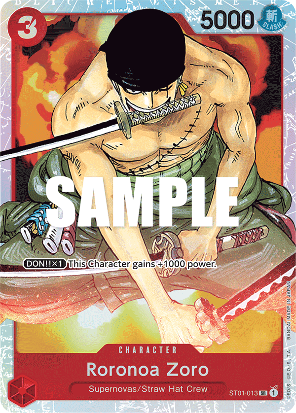 Roronoa Zoro One Piece card
