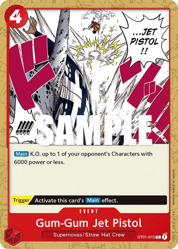 Gum-Gum Jet Pistol One Piece card