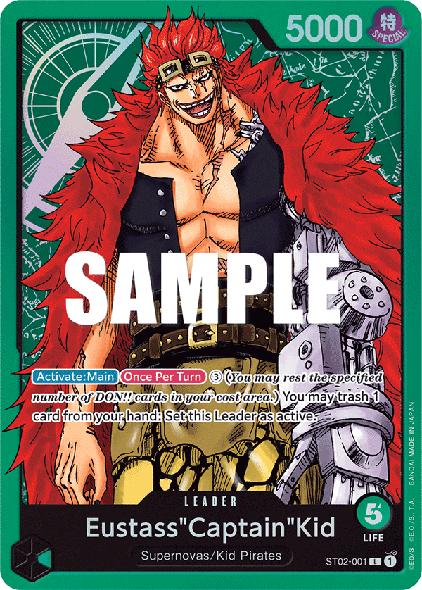 Eustass"Captain"Kid One Piece card