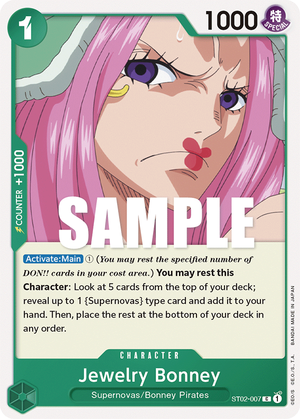 Jewelry Bonney One Piece card