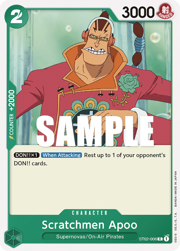 Scratchmen Apoo One Piece card