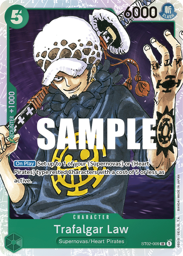 Trafalgar Law One Piece card
