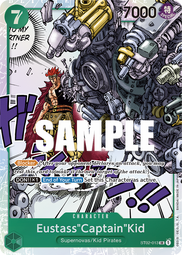Eustass"Captain"Kid One Piece card