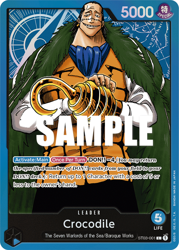 Crocodile One Piece card