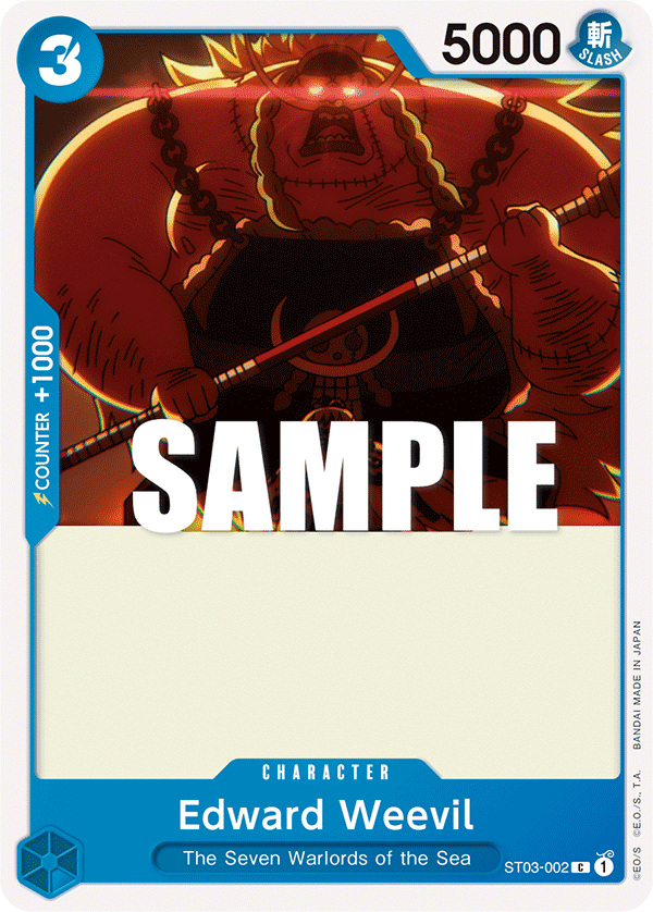 Edward Weevil One Piece card