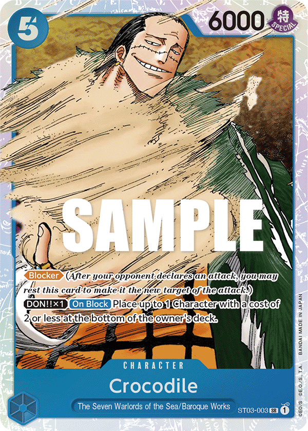Crocodile One Piece card