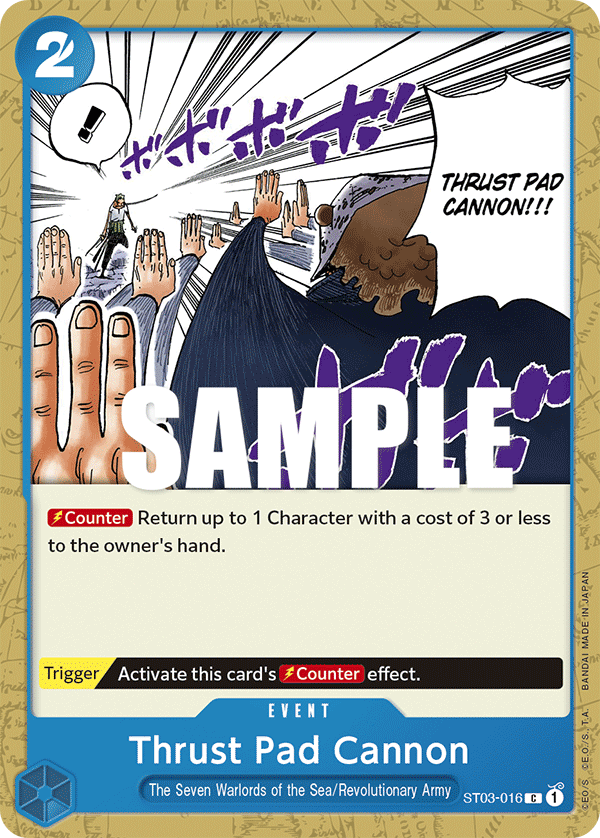Thrust Pad Cannon One Piece card