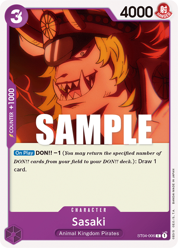Sasaki One Piece card
