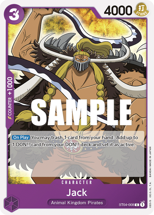Jack One Piece card