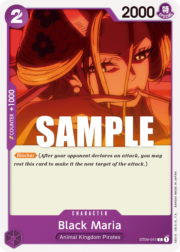 Black Maria One Piece card